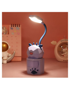 Lámpara de Escritorio LED Atigmdc Plegable USB Luz Nocturna