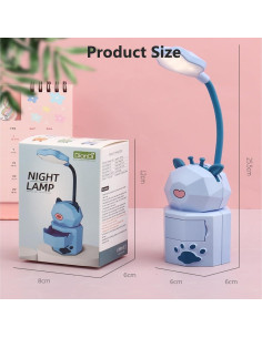 Lámpara de Escritorio LED Atigmdc Plegable USB Luz Nocturna 2