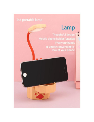 Lámpara de Escritorio LED Atigmdc Plegable USB Luz Nocturna