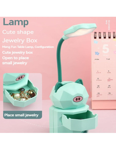 Lámpara de Escritorio LED Atigmdc Plegable USB Luz Nocturna