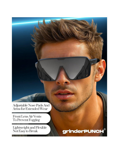 Gafas de Sol Deportivas Polarizadas grinderPUNCH UV400