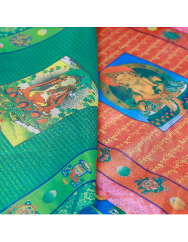 Banderas de Oración Budista Tibetanas Aolamegs 20pcs 36x28cm