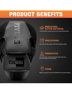 Guantes de Boxeo KUANG QUAN de Cuero Sintético para Adultos y Niños 2