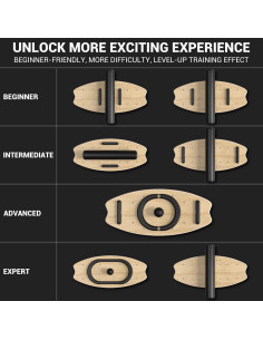 Tablero de Equilibrio Sportneer - Inestable 7 Modos - 204 kg 2