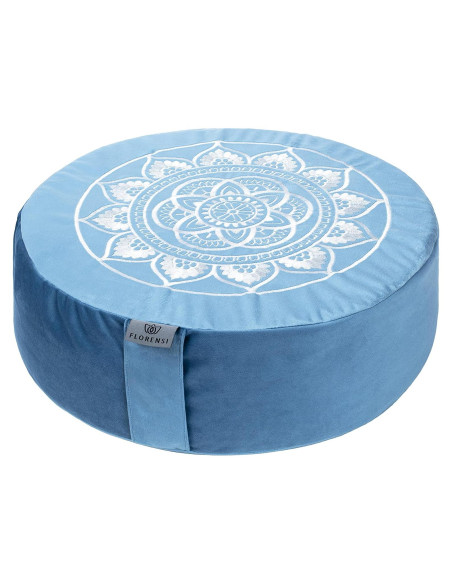 Cojín de Meditación Florensi Azul - Almohada de Suelo Grande