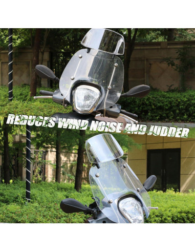 Extensión de Parabrisas Universal PACEWALKER para Motocicleta Azul