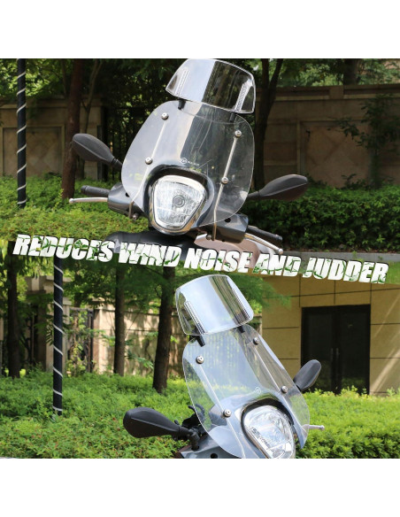 Extensión de Parabrisas Universal PACEWALKER para Motocicleta Azul