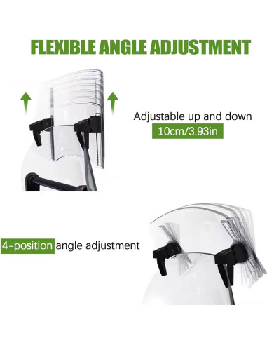 Extensión de Parabrisas Universal PACEWALKER para Motocicleta Azul