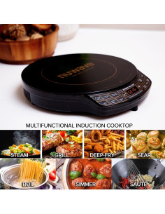 Cocina de Inducción Nuwave PIC Oro 30,48 cm Vidrio Cerámico 2