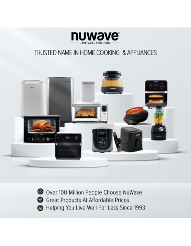 Cocina de Inducción Nuwave PIC Flex 1300W + Sartén 23cm