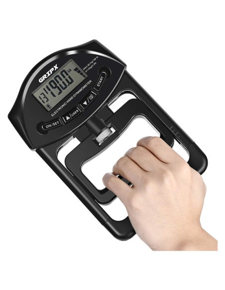 Dinamómetro Digital de Fuerza de Agarre GRIPX 90Kg Automático