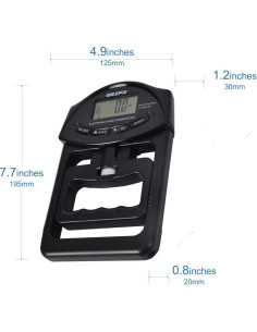 Dinamómetro Digital de Fuerza de Agarre GRIPX 90Kg Automático 2