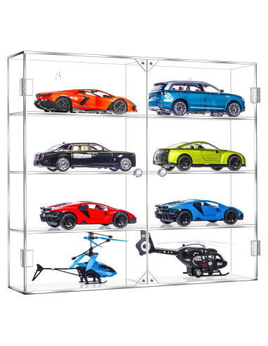 Vitrina Acrílica para Coches a Escala 1:24 HEKORE - Sin Ensamblaje