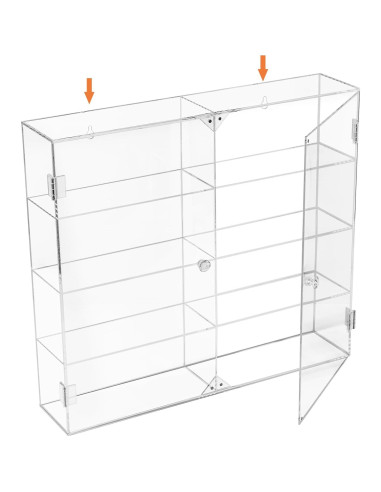 Vitrina Acrílica para Coches a Escala 1:24 HEKORE - Sin Ensamblaje