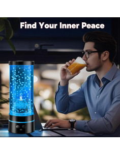 Lámpara Volcán LED SENCU 17 Colores Control Remoto 25.3 cm 2