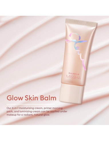 MISSHA Glow Skin Balm 20ml - Primer, Hidratante y Iluminador