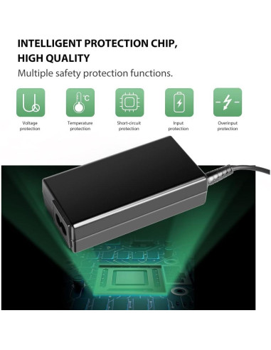 Cable de Alimentación 12V 5A para Mini PC y Cámaras