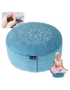 Cojín de Meditación Yes4All Zafu de Trigo Sarraceno 14 cm