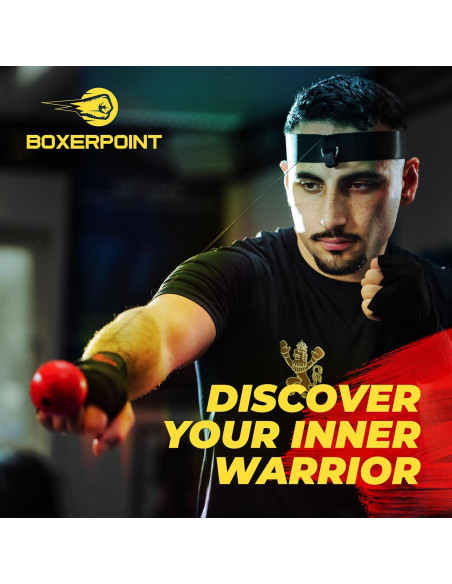 Bola de Reflexión para Boxeo Boxerpoint - Kit Completo Niños