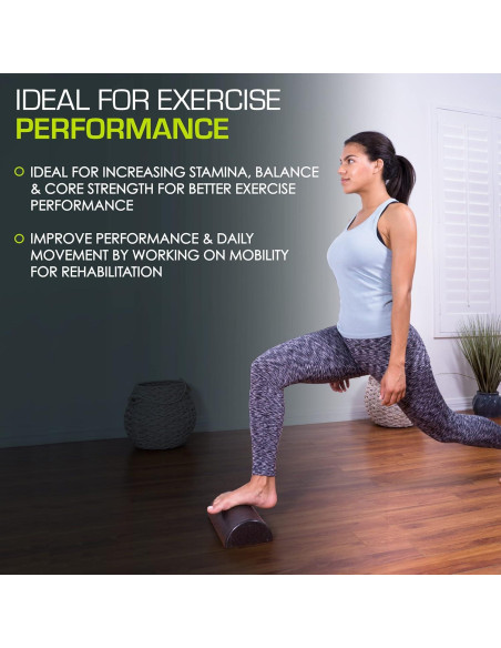 Rodillo de Espuma ProsourceFit 30.48 cm Alta Densidad Negro