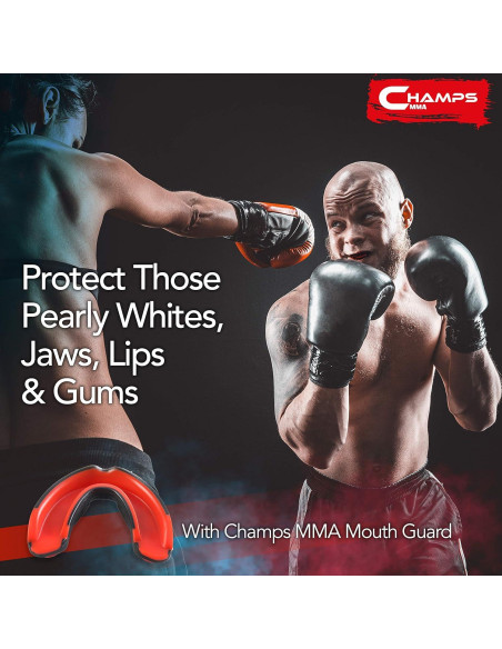Protector Bucal Champs MMA con Estuche - Boxeo y MMA Protector Bucal Champs MMA con Estuche - Boxeo y MMA