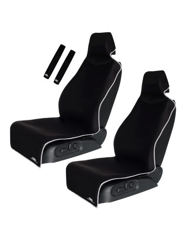 Funda de Asiento de Coche Gorla 2 Pack Negro Impermeable