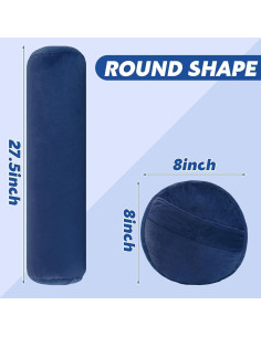 Almohada de Yoga Redonda MABOZOO 70x20cm Lavable 2