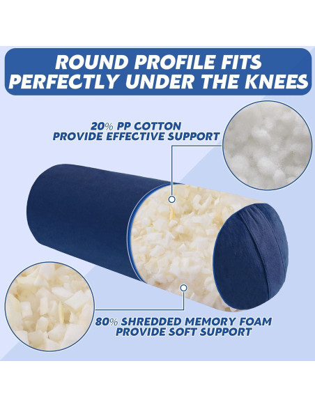 Almohada de Yoga Redonda MABOZOO 70x20cm Lavable