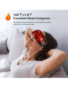 Masajeador de Ojos Fmalve con Calor y Enfriamiento 19.8x5.7cm 2