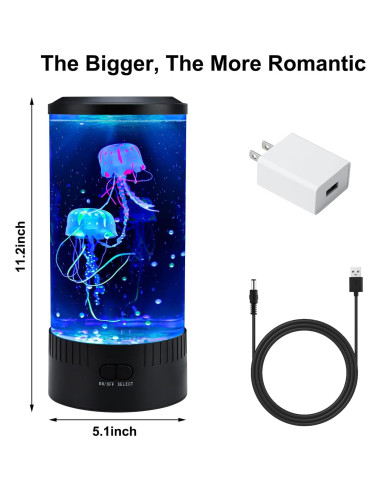 Lámpara LED de Medusa TOUBIK 13.06 cm x 29 cm con Control Remoto