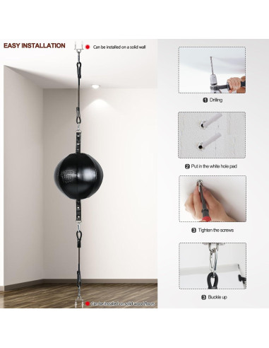 Kit de Boxeo Doble Extremo InnoLife con Cuerdas Elásticas