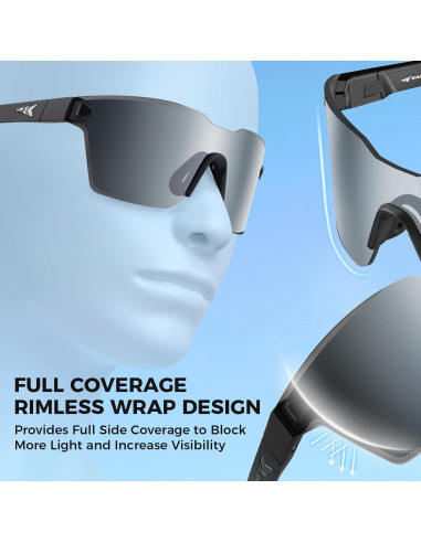 Gafas de sol polarizadas KastKing Tarkio, lentes PC 2.0mm UV400