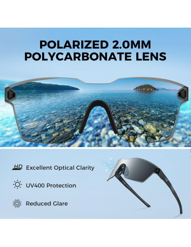 Gafas de sol polarizadas KastKing Tarkio, lentes PC 2.0mm UV400