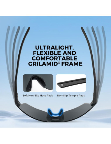 Gafas de sol polarizadas KastKing Tarkio, lentes PC 2.0mm UV400