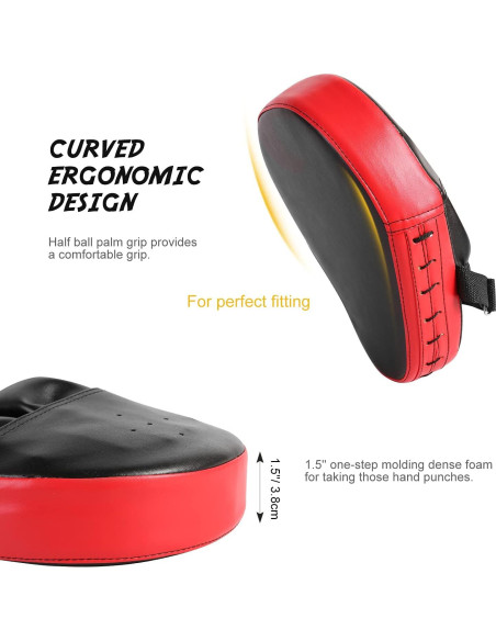 Conjunto de Guantes de Boxeo y Almohadilla Odoland 2 en 1