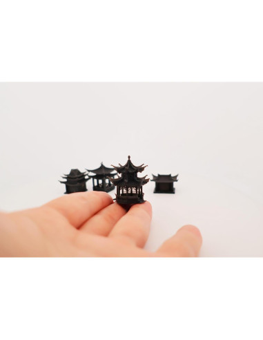 Pagoda China Miniatura KARESANSUI para Jardín Zen 2.54cm