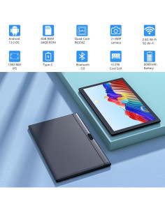 Tableta IWEGGO 10.1" Android 13.0 8GB RAM 64GB ROM 2