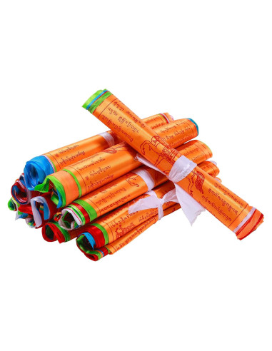 Banderas de Oración Tibetanas Aolamegs 60pcs 25.4x27.9cm
