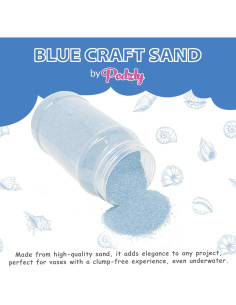 Arena Decorativa Azul Podzly 2.27 kg - Manualidades y Decoración 2