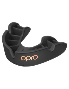 Protector Bucal OPRO Bronce Adulto Ajuste Personalizado Negro