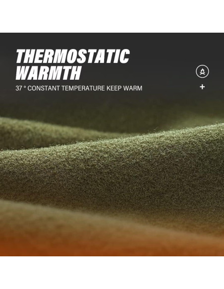 Balaclava Térmica para Esquí y Motociclismo - Verde Ejército