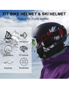 Pasamontañas ROCKBROS Térmico para Hombres - Negro 2