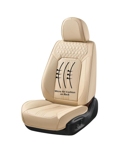 Cubiertas de Asiento Coverado SCU031 Beige Impermeables Universal