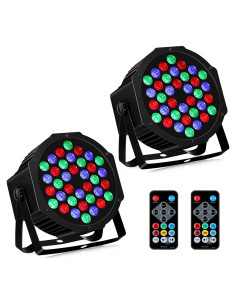 Luces Par LED Recargables LaluceNatz 36W RGB 2 Piezas