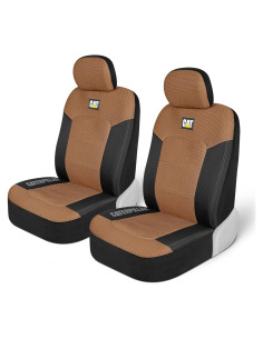 Cubiertas de Asiento CAT MeshFlex Beige Ajuste Universal - Juego de 2