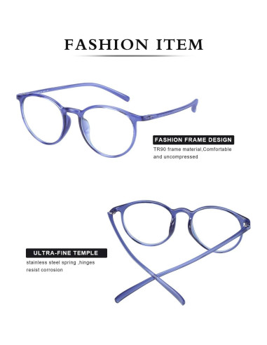 Gafas de Lectura DUCO Superligeras con Bloqueo Luz Azul