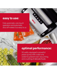 Sellador al Vacío Nesco VS-02 Automático 130W Negro 2