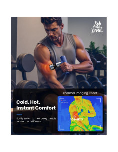 Pistola de Masaje BOB Y BRAD A7 Pro con Calor y Frío 2