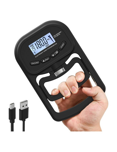 Dinamómetro de Mano Inaepeak 180kg Electrónico Recargable