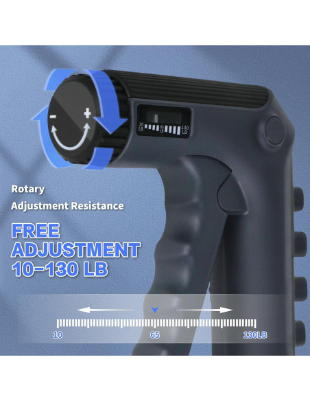 Entrenador de Fuerza de Agarre HXD-ERGO Ajustable 5-60 kg